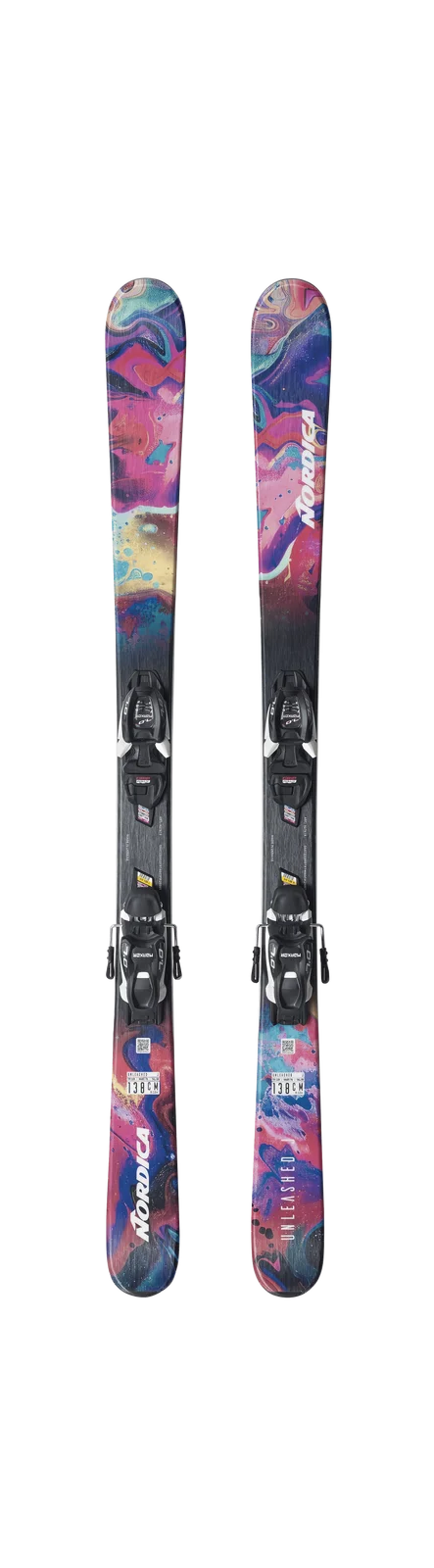 2027 Nordica Unleashed J + J7.0: full pair topsheet with supplied binding