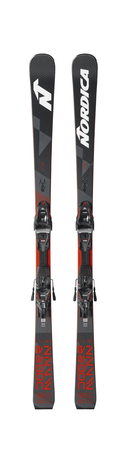 2027 Nordica Dobermann SLR DC + Comp 13: full topsheet pair with bindings