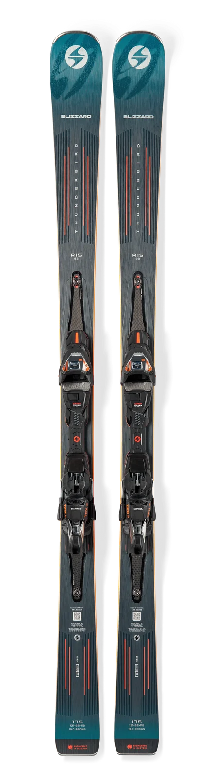 2027 Blizzard Thunderbird 82 R + TPX 12 Demo: full pair topsheet with binding