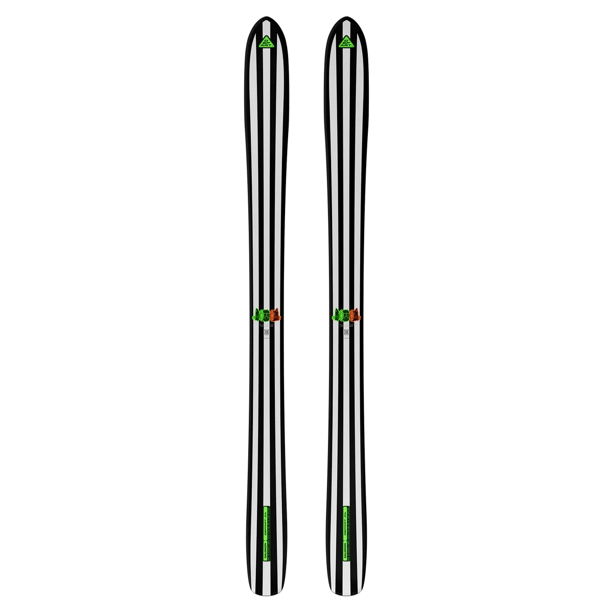 2027 Salomon DÉPART.01: full topsheet pair