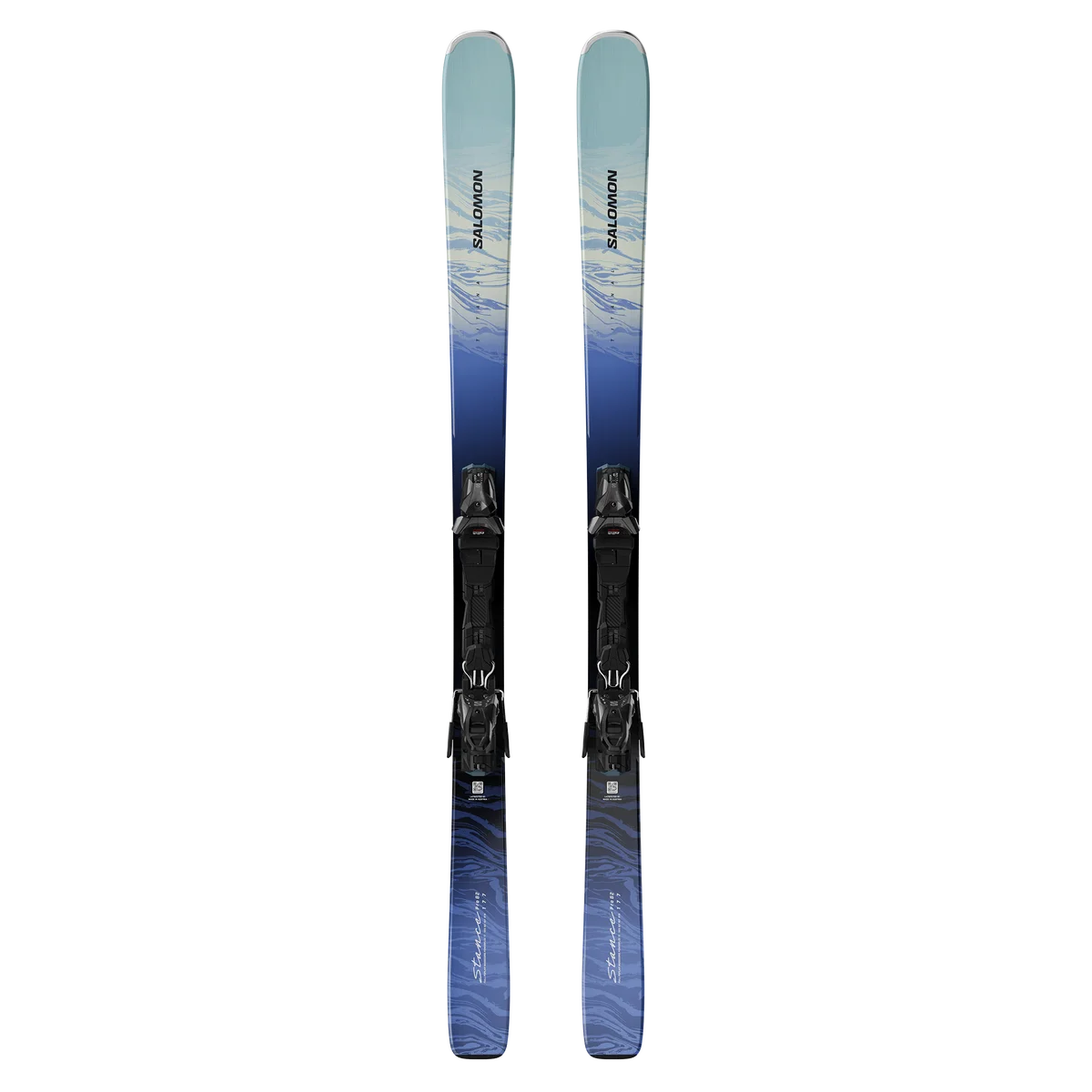 2027 Salomon Stance Pro W 82 + MI11 GW: full original topsheet pair with binding system