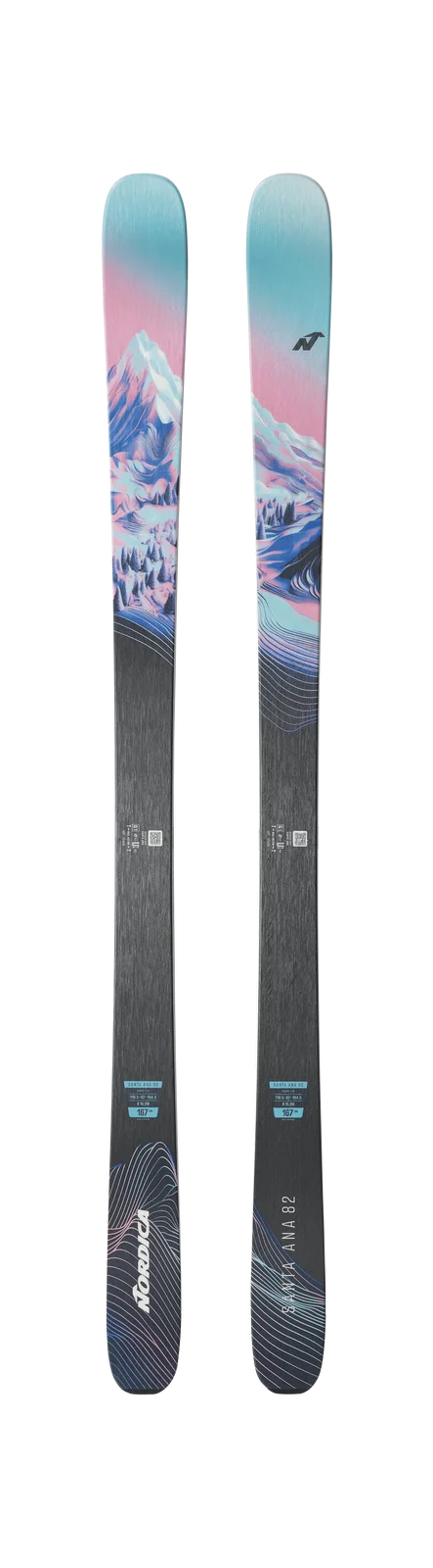 2027 Nordica Santa Ana 82: full pair topsheets