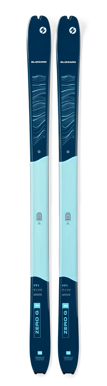 2027 Blizzard Zero G 88 W: original full pair topsheet view