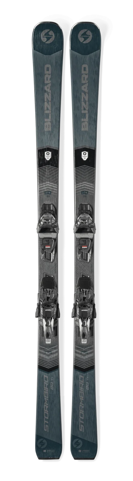 2027 Blizzard Stormbird 80 TI + TP 11: full pair topsheet with binding