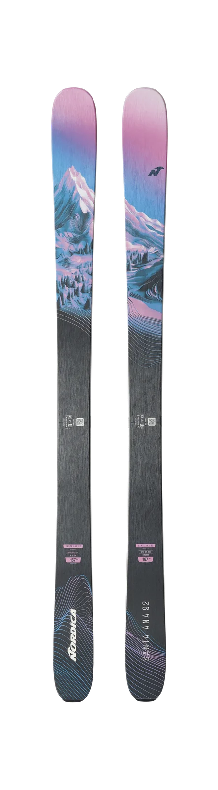 2027 Nordica Santa Ana 92: full pair topsheets