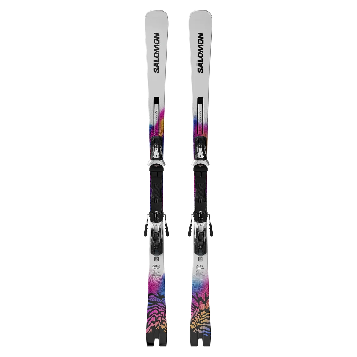 2027 Salomon Addikt Pro 66 + MI12 GW: full pair topsheet view
