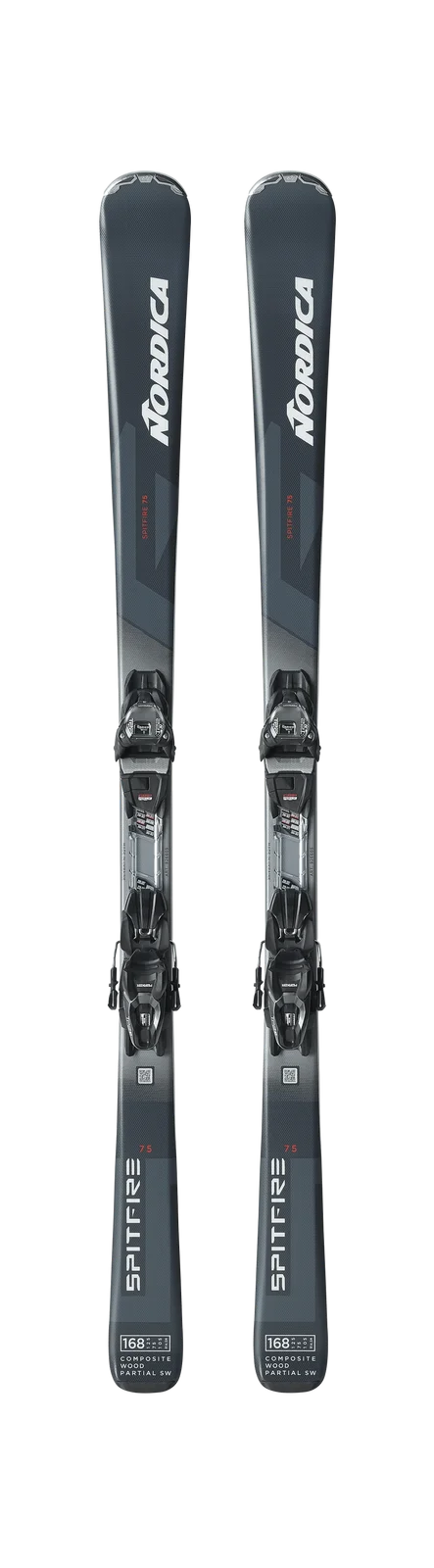 2027 Nordica Spitfire 75 FDT: full topsheet pair with bindings