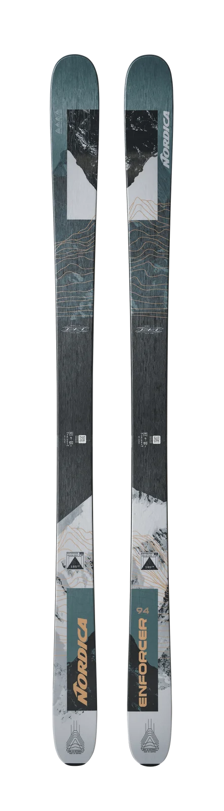 2027 Nordica Enforcer 94: full pair topsheet view