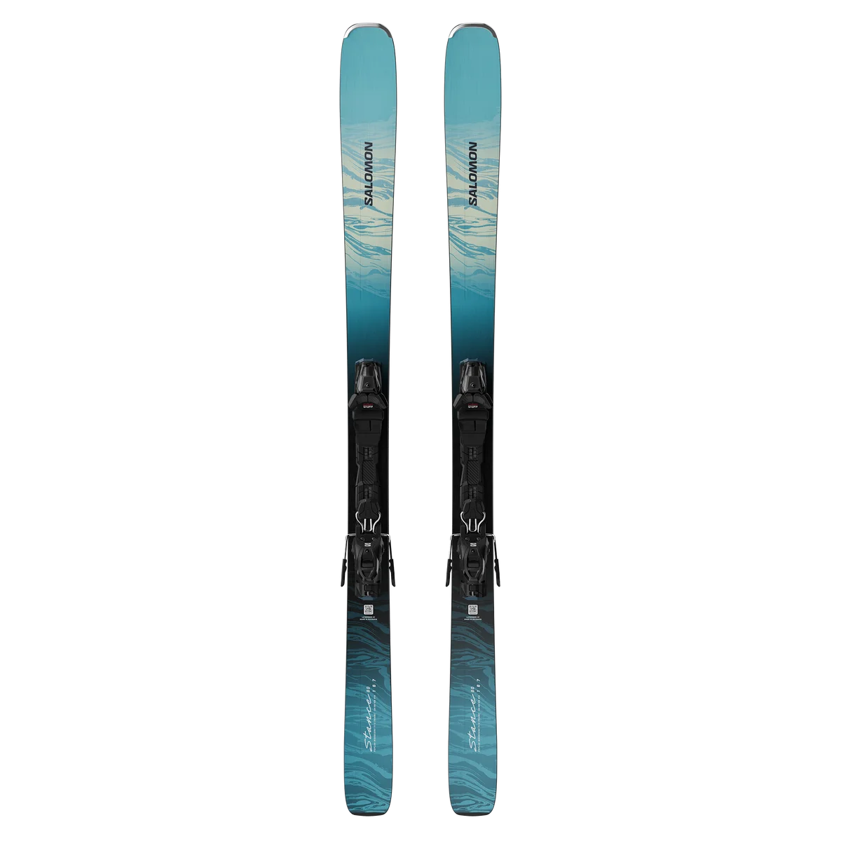 2027 Salomon Stance W 80 + M10 GW: full original topsheet pair with binding system