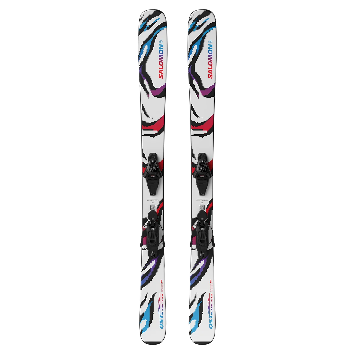 2027 Salomon QST Blank Team + L6 GW: full topsheet pair with supplied bindings