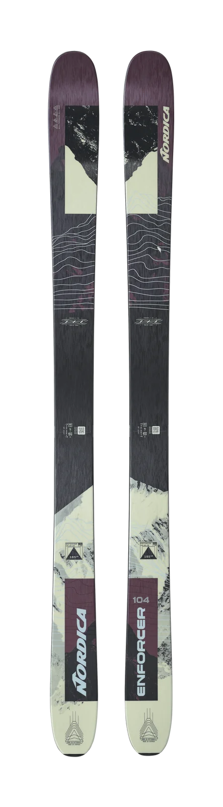 2027 Nordica Enforcer 104: full pair topsheets