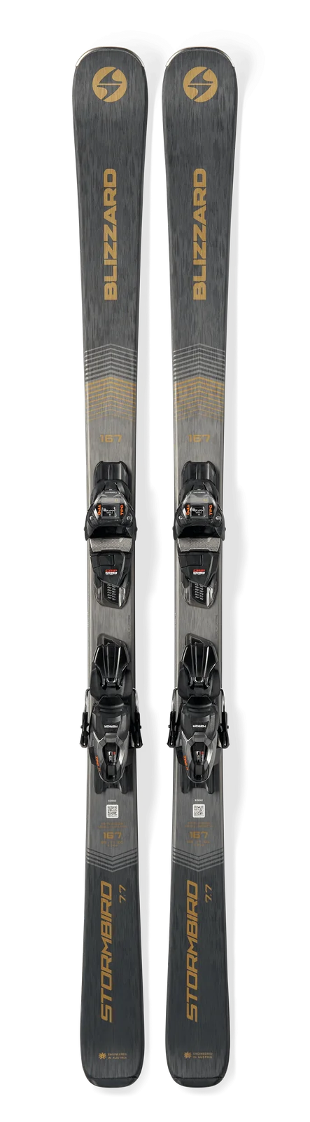 2027 Blizzard Stormbird 7.7 + TPC 11 Demo: original full pair topsheet with binding package