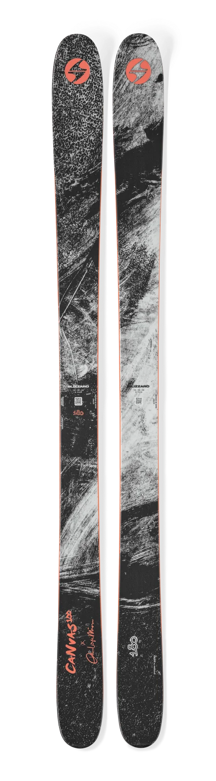2027 Blizzard Canvas 100: original full pair topsheet