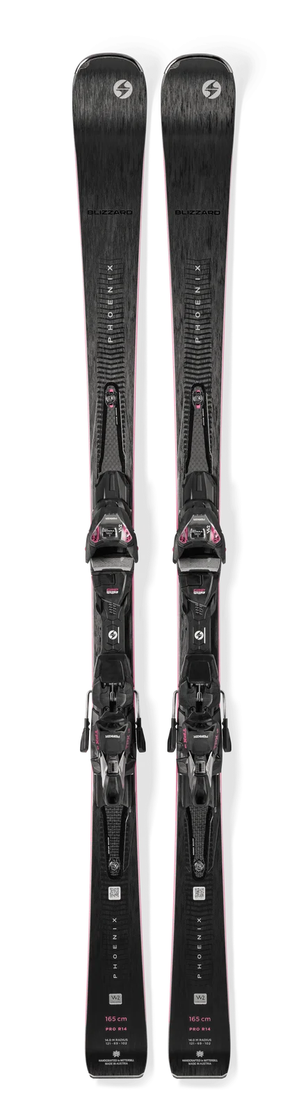 2027 Phoenix R14 Pro + TPX 12 Demo W: full pair topsheet view with bindings