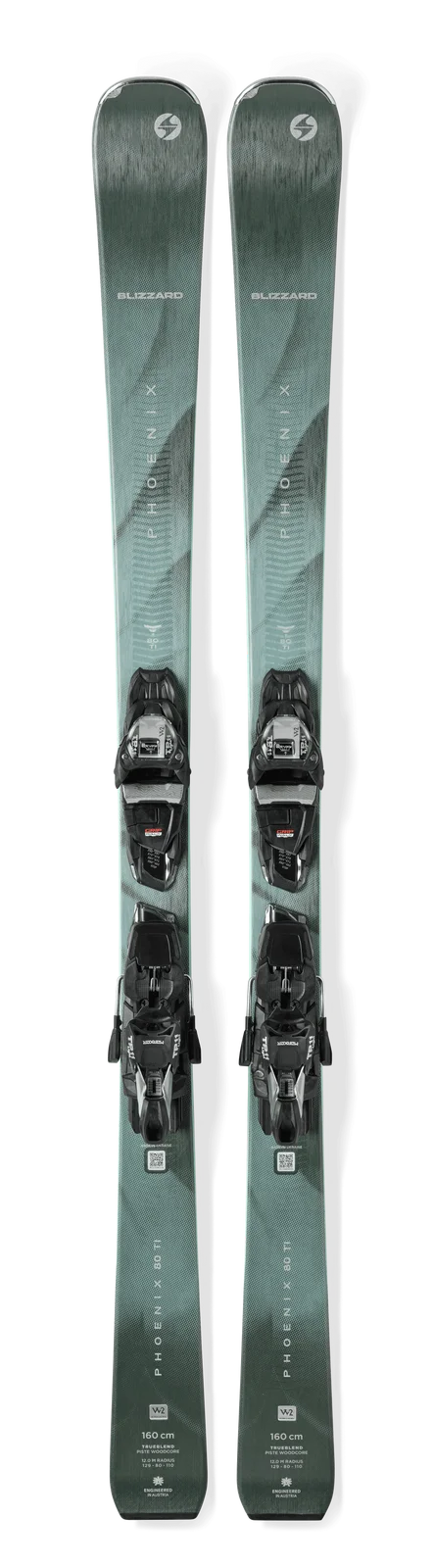 2027 Blizzard Phoenix 80 TI: original full pair topsheet with binding package