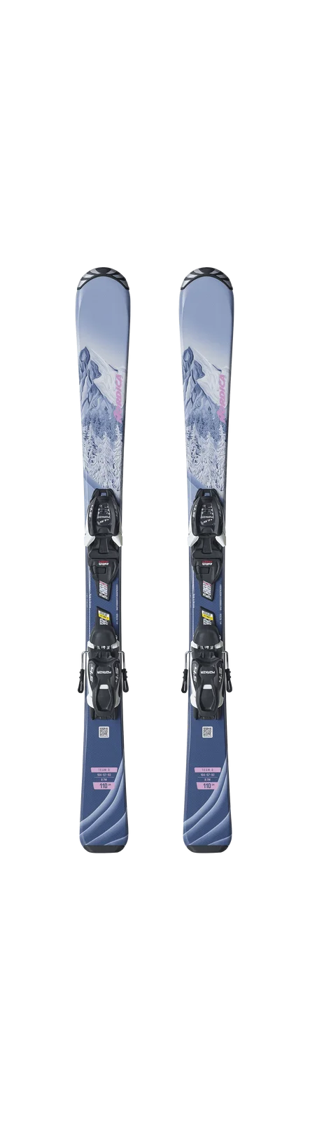2027 Nordica Team G + J4.5 manufacturer family graphic; 110 cm reference view
