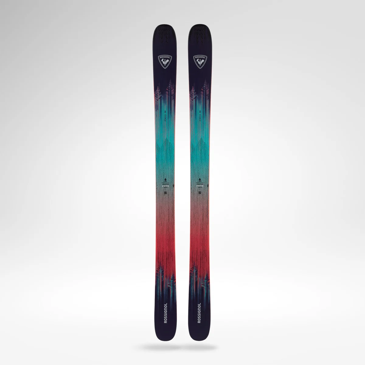 2027 Rossignol Sender 110: full topsheet view of the pair