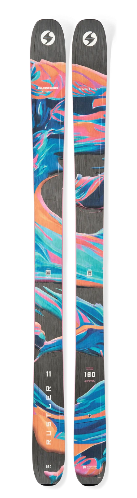 2027 Blizzard Rustler 11: full pair topsheet view