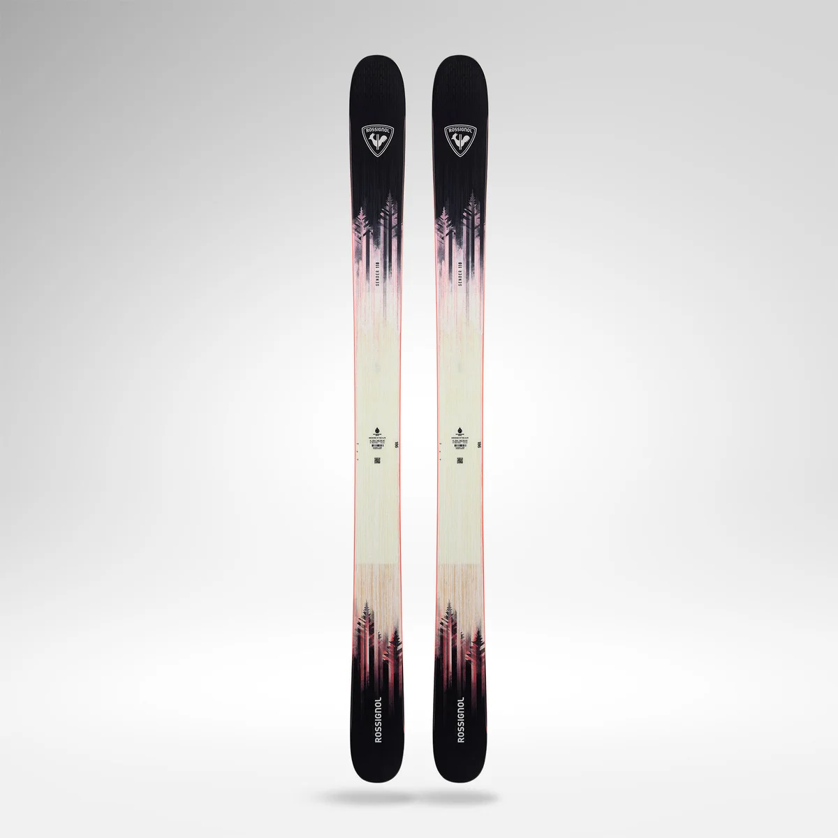 2027 Rossignol Sender 118: full topsheet view of both skis