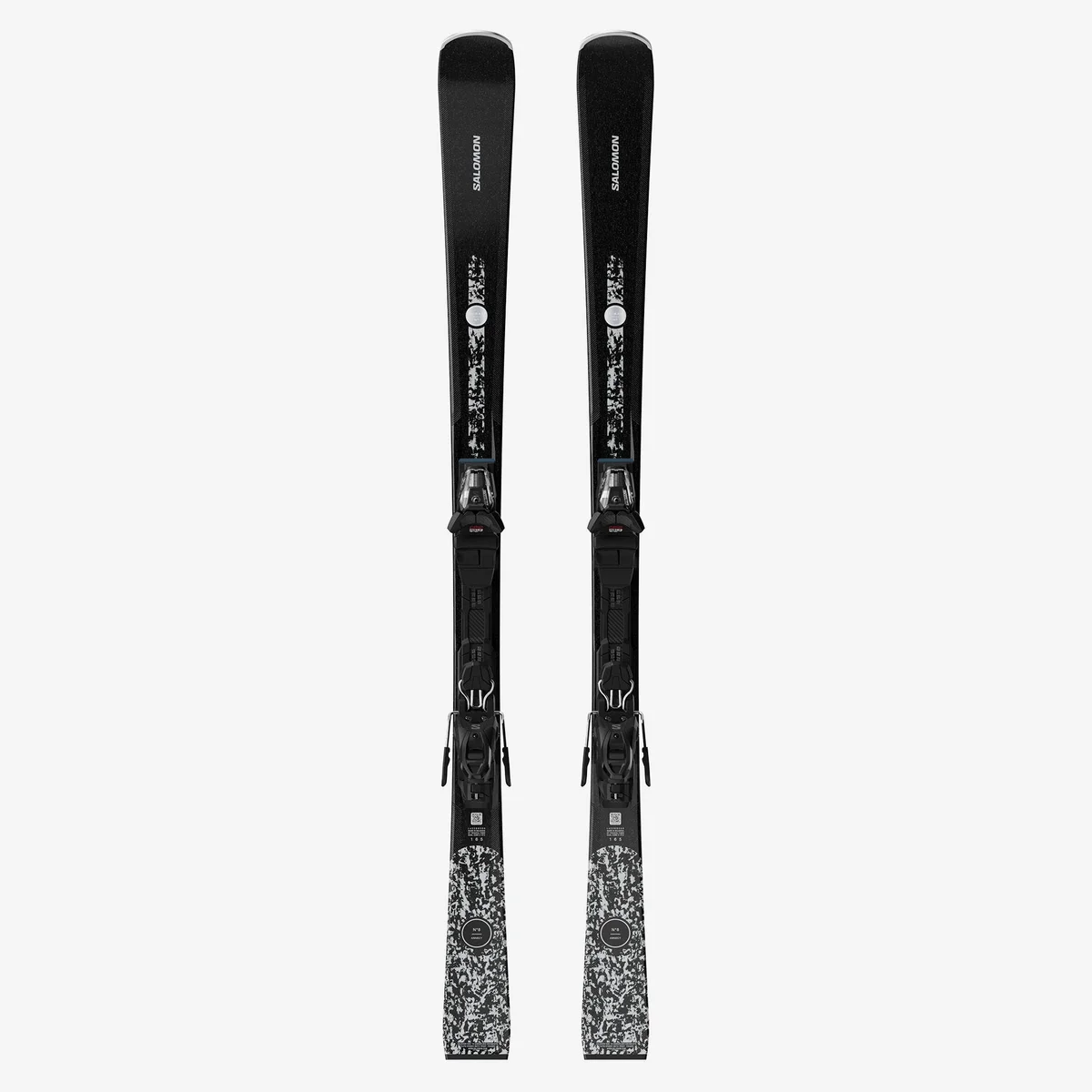 2027 Salomon S/MAX N°8 BLACK + M10 GW: full topsheet pair with supplied bindings