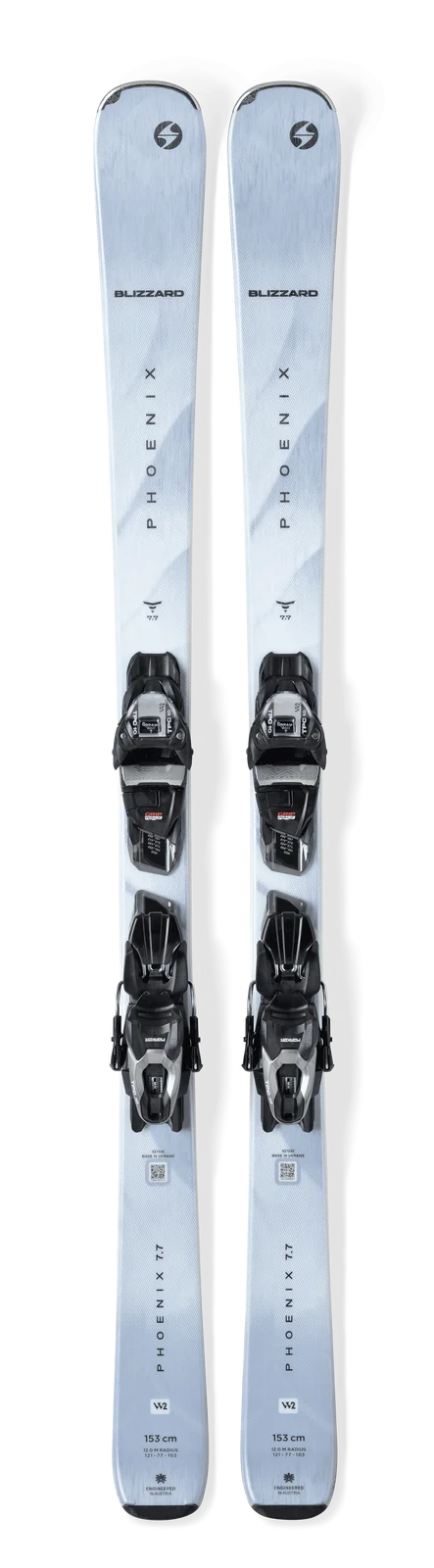 2027 Phoenix 7.7 + TPC 10 Demo W: full pair topsheet view with bindings