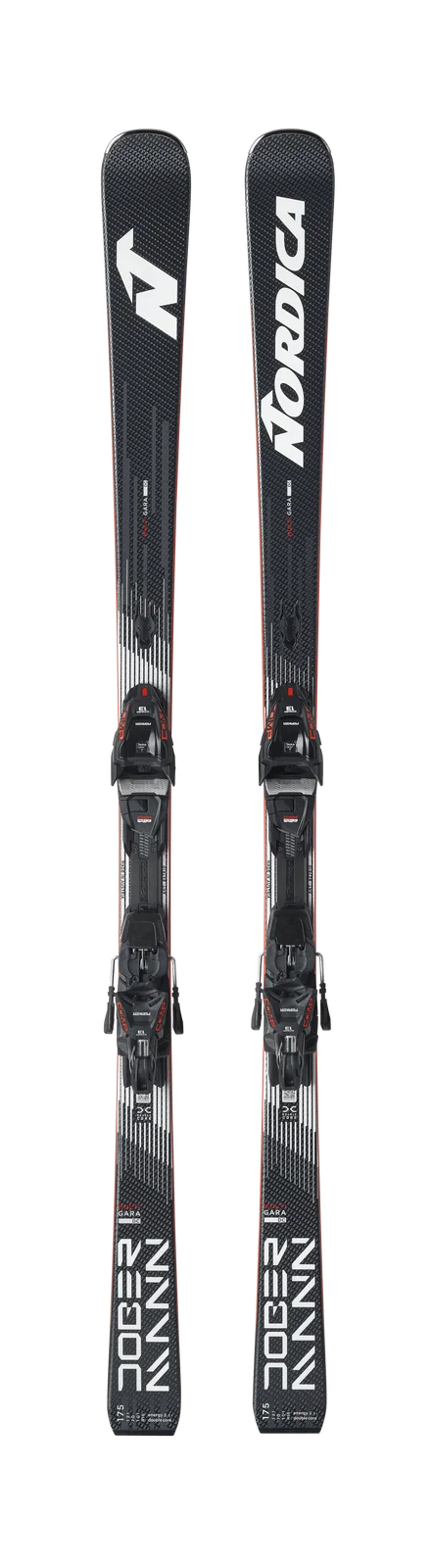 2027 Nordica Dobermann Multigara DC + Comp 13: full pair topsheets and included bindings