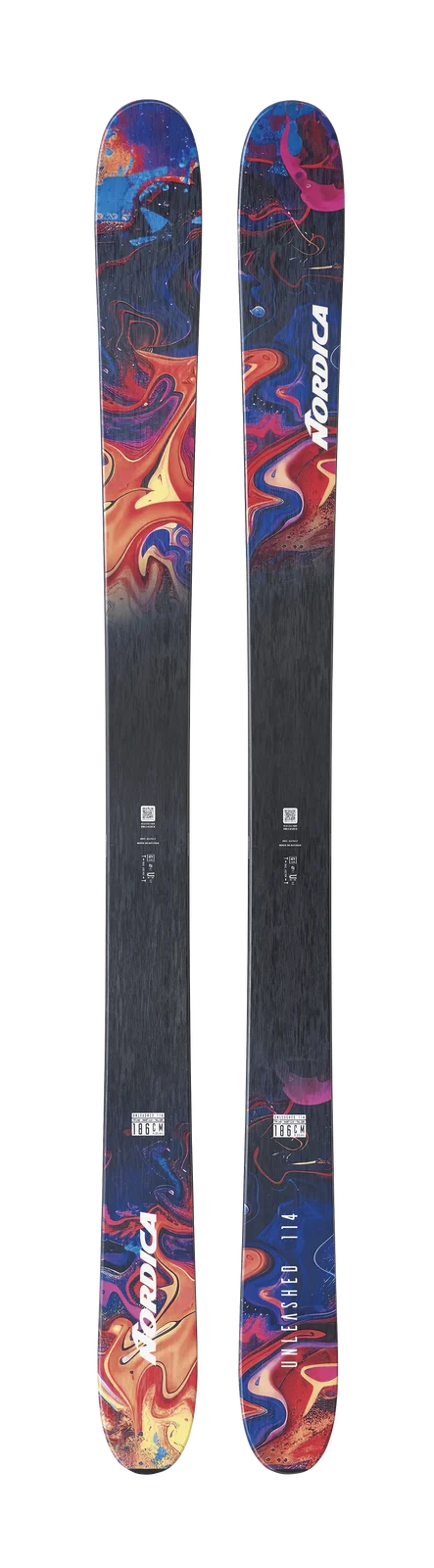 2027 Nordica Unleashed 114: full pair topsheets